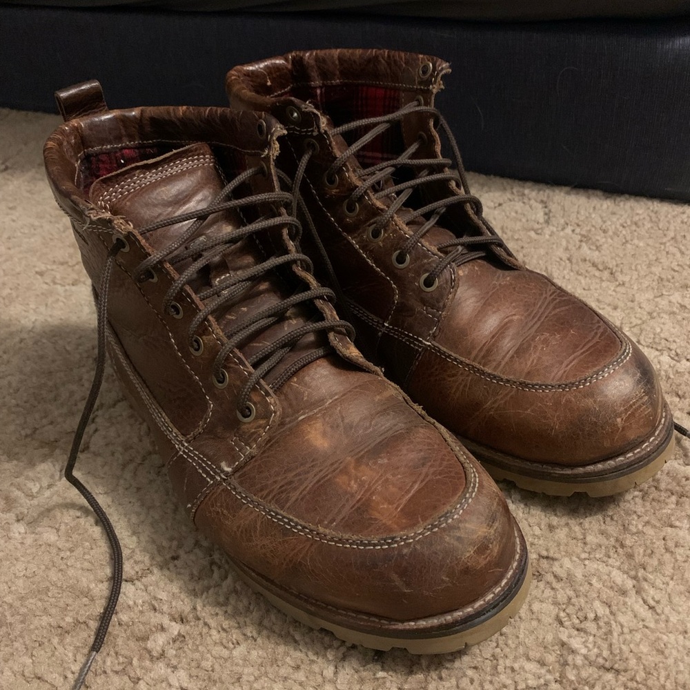 L.L. Bean Leather Boots size 12 wide